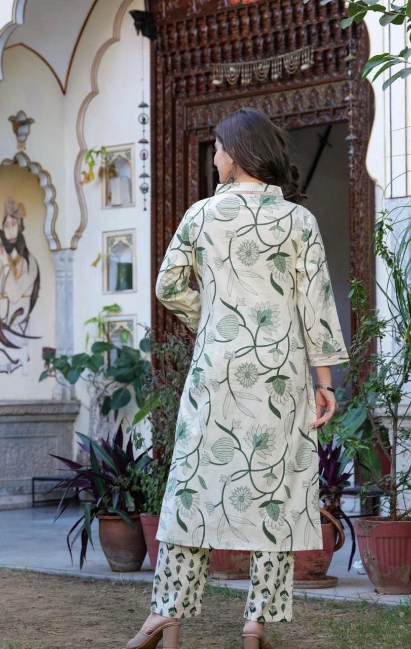 6084463487599364512.jpg VEDIKA Cotton Printed 2-Piece Party Wear Set by KrazyThread - Image 3